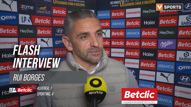 I Liga (#27) | Alverca 1-4 Sporting: Flash Interview Rui Borges