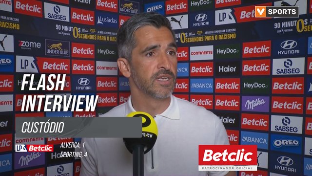 I Liga (#27) | Alverca 1-4 Sporting: Flash Interview Custódio
