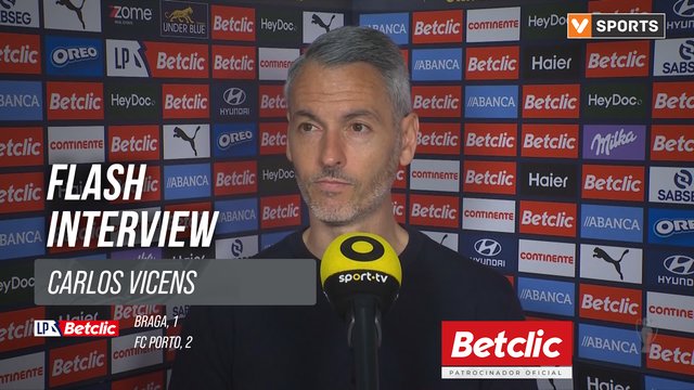 I Liga (#27) | Braga 1-2 FC Porto: Flash Interview Carlos Vicens