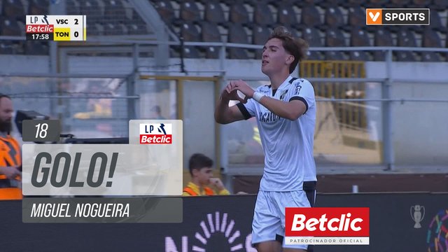 GOLO! Vitória SC, Miguel Nogueira aos 18', Vitória SC 2-0 Tondela