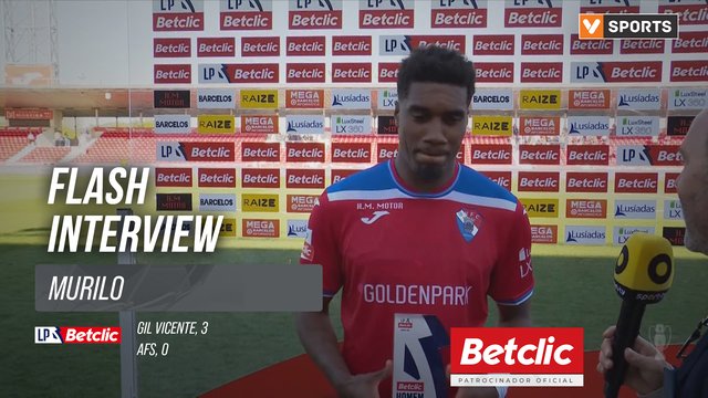 I Liga (#28) | Gil Vicente 3-0 AFS: Flash Interview Murilo