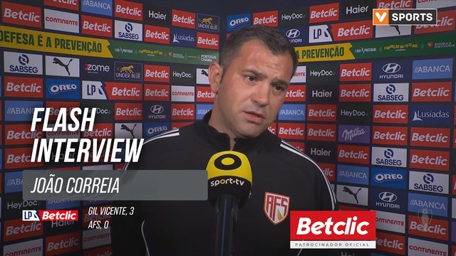 I Liga (#28) | Gil Vicente 3-0 AFS: Flash Interview João Correia
