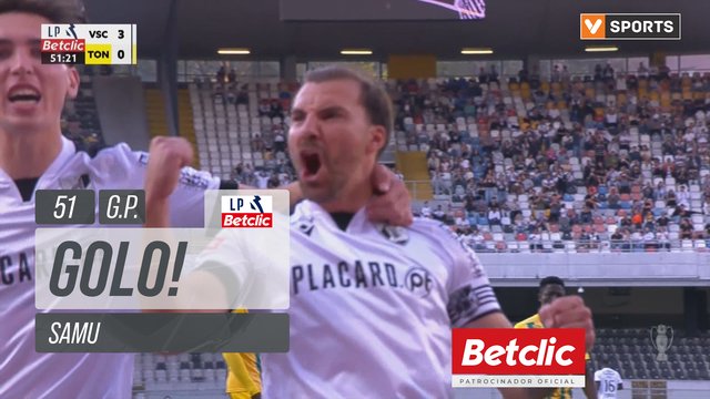 GOLO! Vitória SC, Samu aos 51', Vitória SC 3-0 Tondela