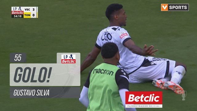 GOLO! Vitória SC, Gustavo Silva aos 55', Vitória SC 4-0 Tondela