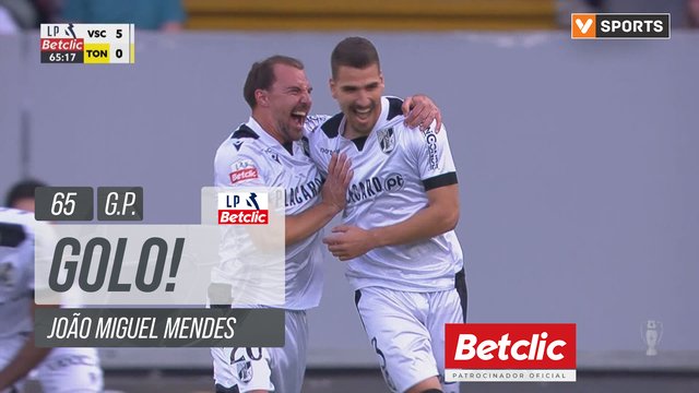 GOLO! Vitória SC, João Miguel Mendes aos 65', Vitória SC 5-0 Tondela