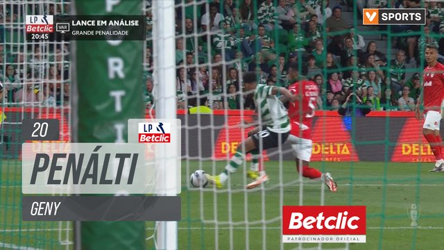 Sporting, Penálti, Geny aos 20'
