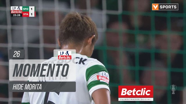 Sporting, Jogada, Hide Morita aos 26'