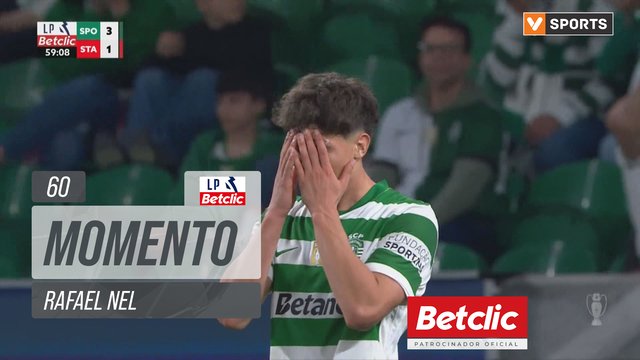 Sporting, Jogada, Rafael Nel aos 60'