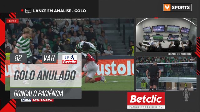 Santa Clara, Golo Anulado, Gonçalo Paciência aos 82'