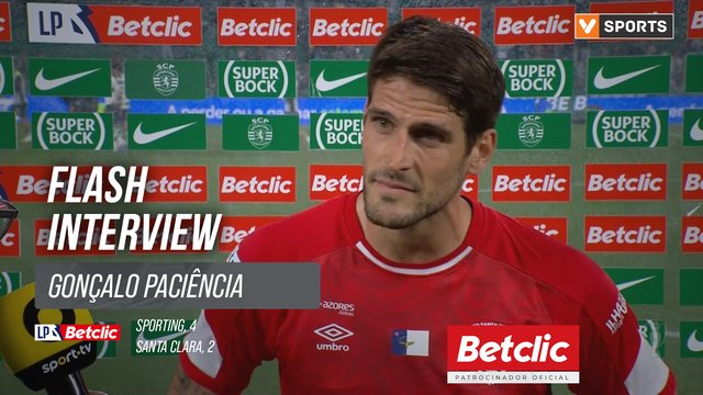 I Liga (#28) | Sporting 4-2 Santa Clara: Flash Interview Gonçalo Paciência
