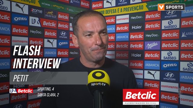I Liga (#28) | Sporting 4-2 Santa Clara: Flash Interview Petit