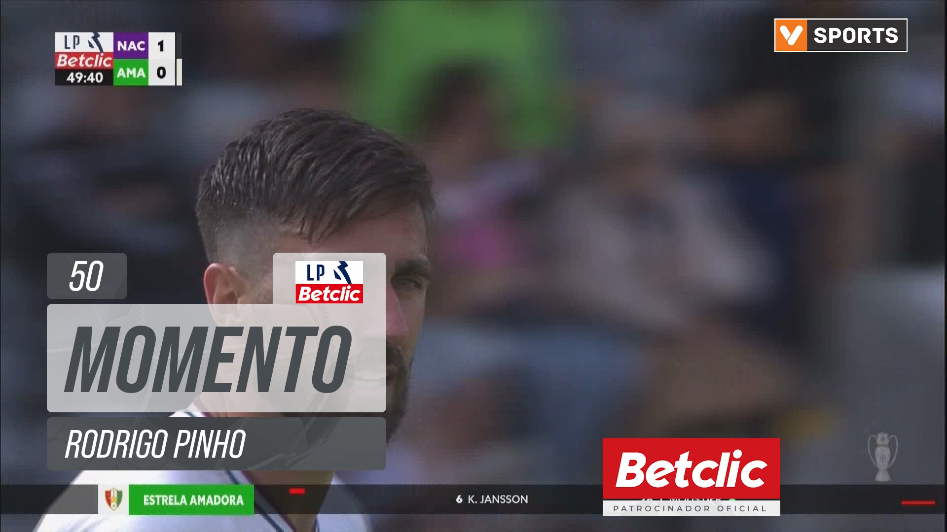 Estrela Amadora, Jogada, Rodrigo Pinho aos 50'