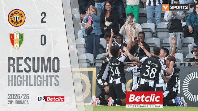 Liga Portugal Betclic (28ªJ): Resumo Nacional 2-0 Estrela Amadora