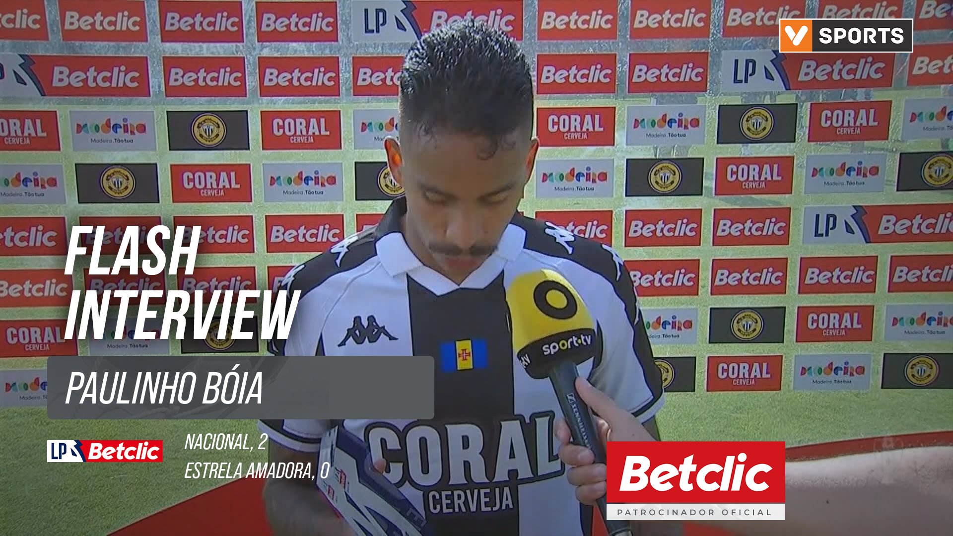 I Liga (#28) | Nacional 2-0 Estrela Amadora: Flash Interview Paulinho Bóia