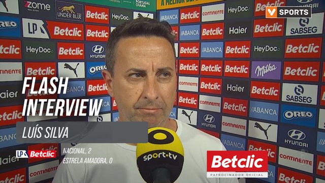 I Liga (#28) | Nacional 2-0 Estrela Amadora: Flash Interview Luís Silva