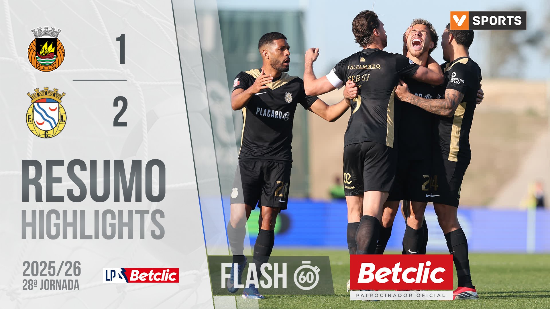 Liga Portugal Betclic (28ªJ): Resumo Flash Rio Ave 1-2 Alverca