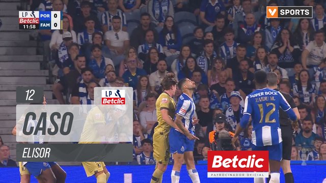 Famalicão, Caso, Elisor aos 12'