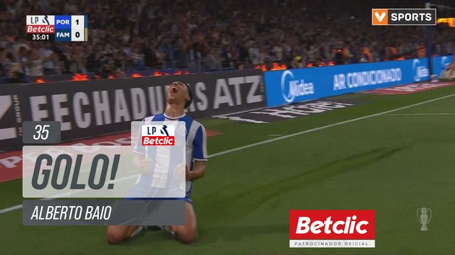 GOLO! FC Porto, Alberto Baio aos 35', FC Porto 1-0 Famalicão