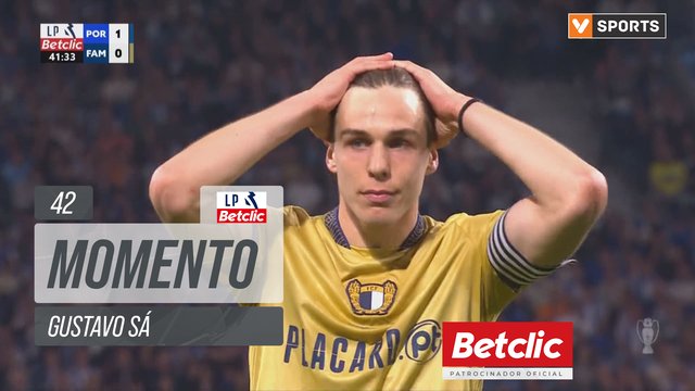 Famalicão, Jogada, Gustavo Sá aos 42'