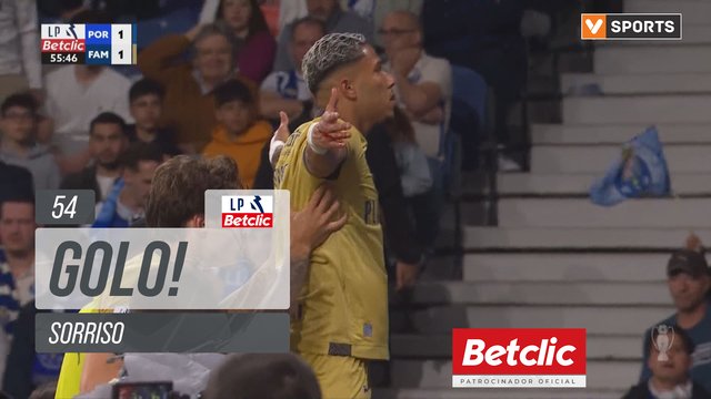 GOLO! Famalicão, Sorriso aos 54', FC Porto 1-1 Famalicão