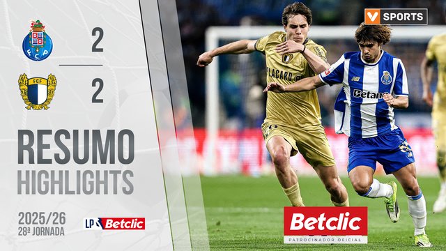 Liga Portugal Betclic (28ªJ): Resumo FC Porto 2-2 Famalicão