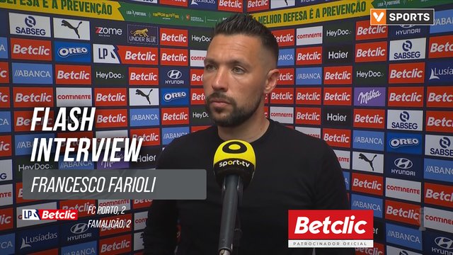 I Liga (#28) | FC Porto 2-2 Famalicão: Flash Interview Francesco Farioli