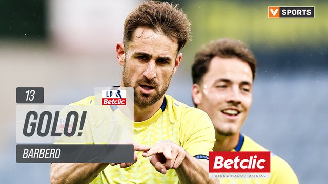 GOLO! Arouca, Barbero aos 13', Arouca 1-1 Estoril