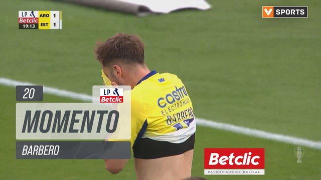 Arouca, Jogada, Barbero aos 20'