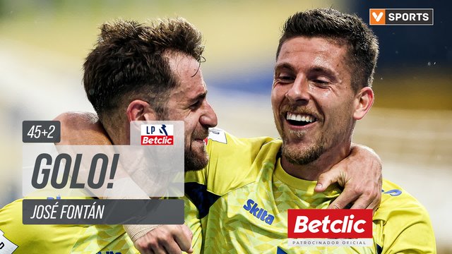 GOLO! Arouca, José Fontán aos 45'+2', Arouca 2-2 Estoril