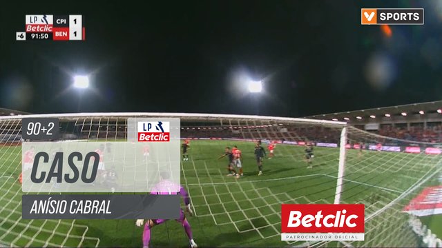 Benfica, Caso, Anísio Cabral aos 90'+2'