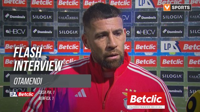 I Liga (#28) | Casa Pia 1-1 Benfica: Flash Interview Otamendi