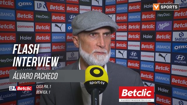 I Liga (#28) | Casa Pia 1-1 Benfica: Flash Interview Álvaro Pacheco