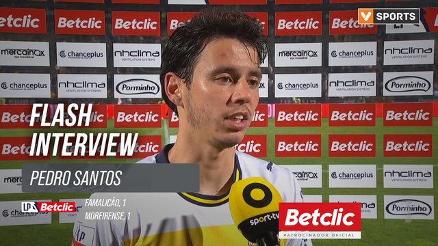 I Liga (#29) | Famalicão 1-1 Moreirense: Flash Interview Pedro Santos