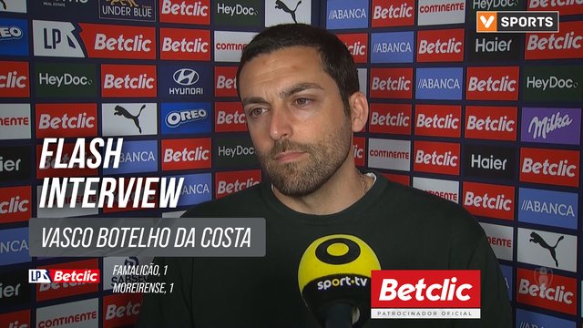 I Liga (#29) | Famalicão 1-1 Moreirense: Flash Interview Vasco Botelho da Costa
