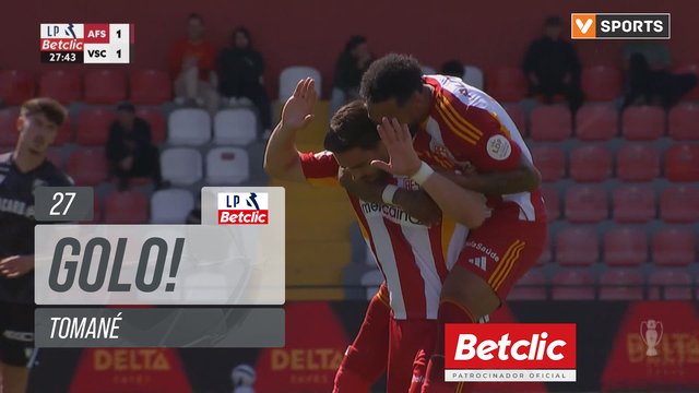 GOLO! AFS, Tomané aos 27', AFS 1-1 Vitória SC