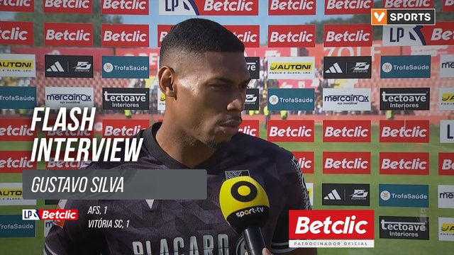 I Liga (#29) | AFS 1-1 Vitória SC: Flash Interview Gustavo Silva