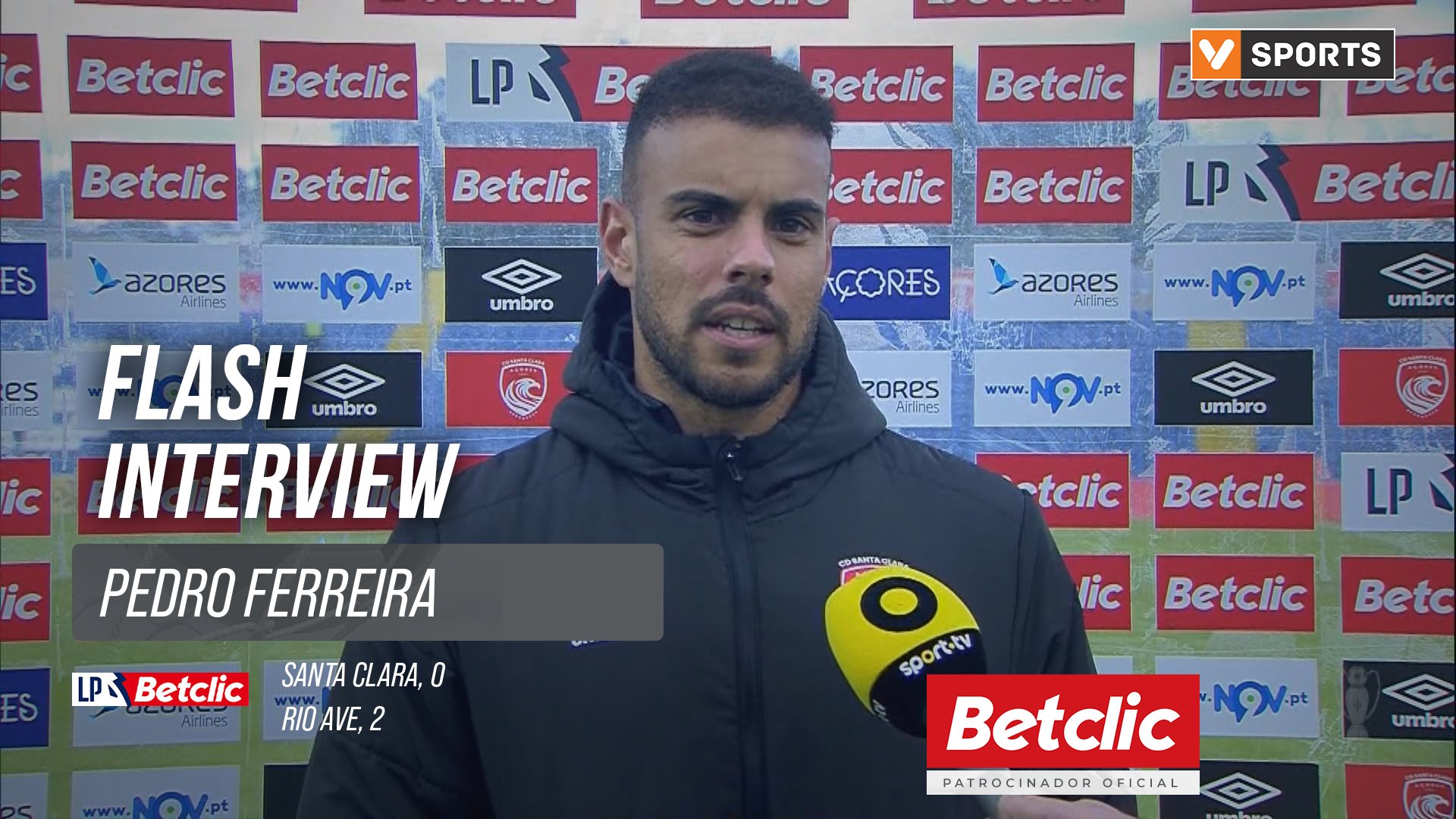 I Liga (#29) | Santa Clara 0-2 Rio Ave: Flash Interview Pedro Ferreira