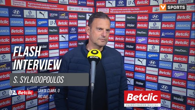 I Liga (#29) | Santa Clara 0-2 Rio Ave: Flash Interview S. Sylaidopoulos