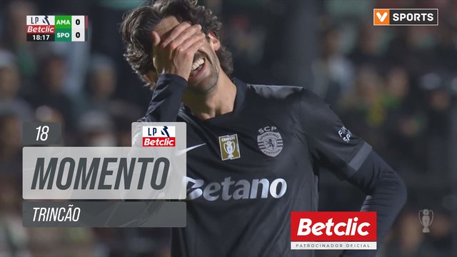 Sporting, Jogada, Trincão aos 18'