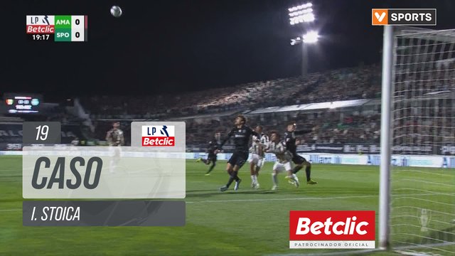 Estrela Amadora, Caso, I. Stoica aos 19'