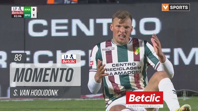 Estrela Amadora, Jogada, S. van Hooijdonk aos 83'