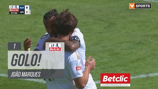 GOLO! Casa Pia, João Marques aos 1', Alverca 0-1 Casa Pia