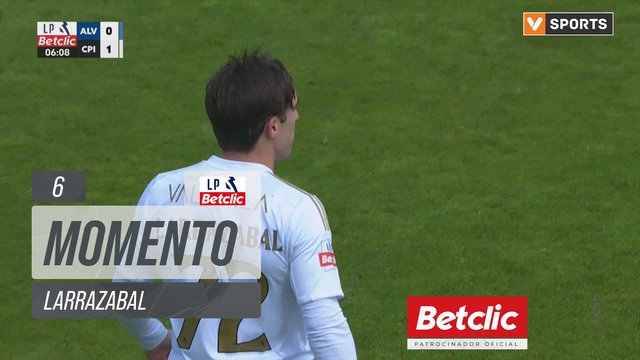 Casa Pia, Jogada, Larrazabal aos 6'