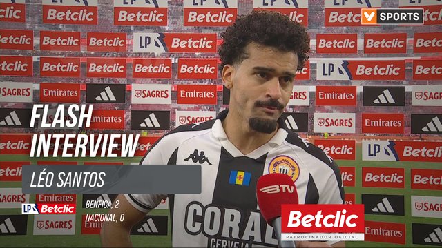 I Liga (#29) | Benfica 2-0 Nacional: Flash Interview Léo Santos