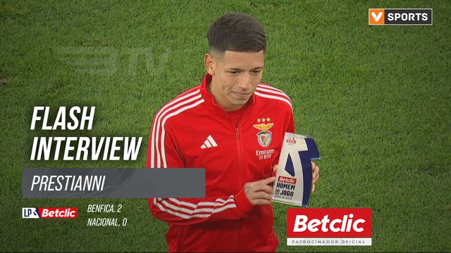 I Liga (#29) | Benfica 2-0 Nacional: Flash Interview Prestianni