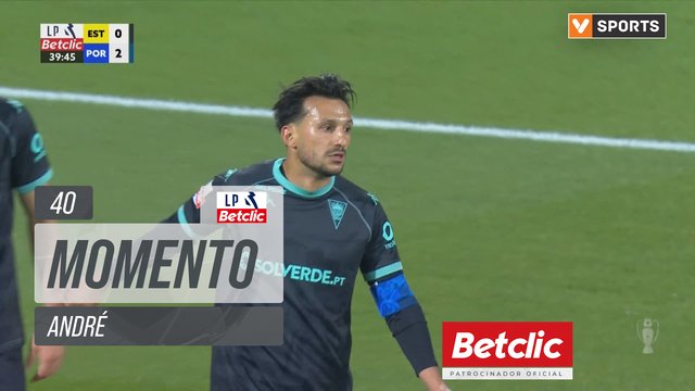 Estoril, Jogada, André aos 40'