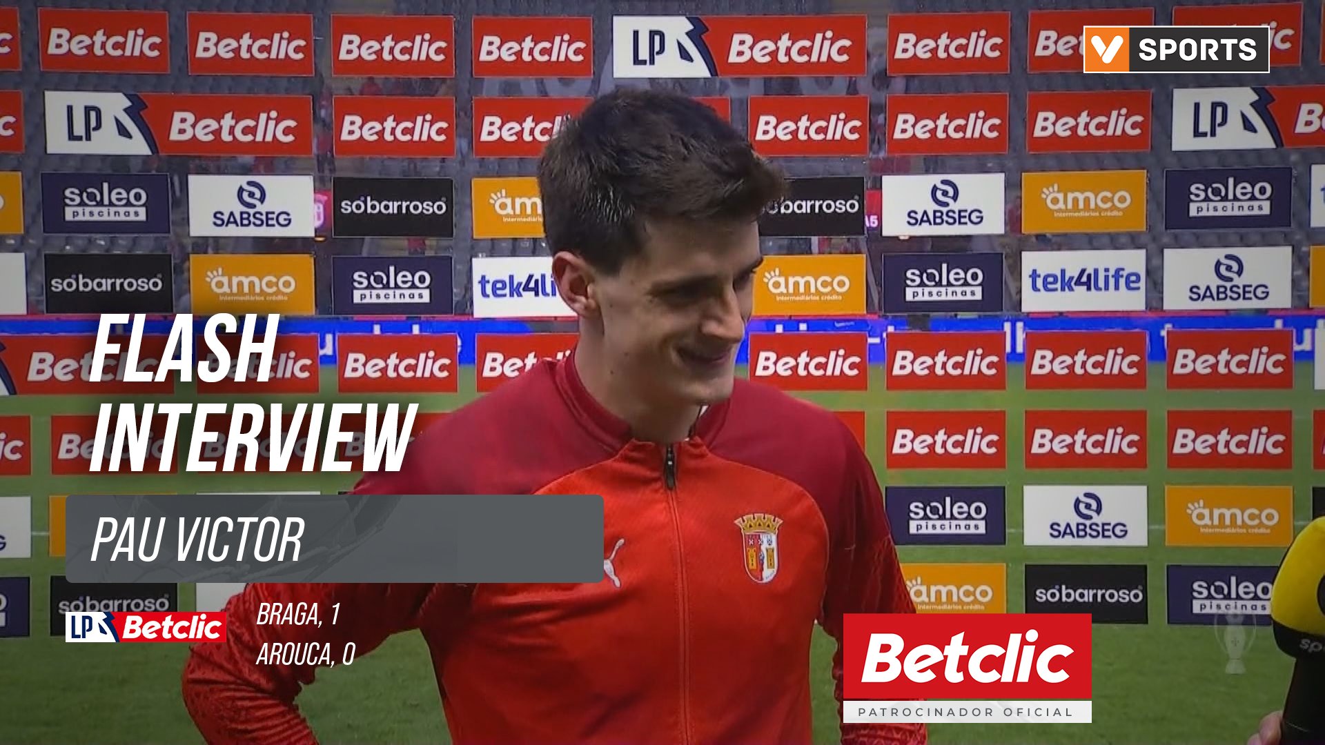 I Liga (#29) | Braga 1-0 Arouca: Flash Interview Pau Victor