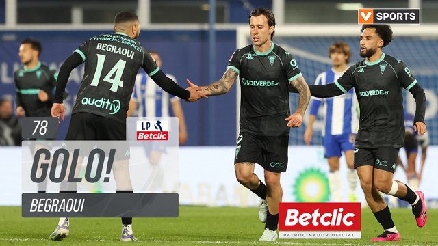 GOLO! Estoril, Begraoui aos 78', Estoril 1-3 FC Porto