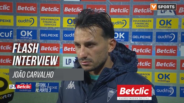 I Liga (#29) | Estoril 1-3 FC Porto: Flash Interview João Carvalho