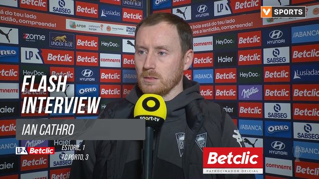I Liga (#29) | Estoril 1-3 FC Porto: Flash Interview Ian Cathro
